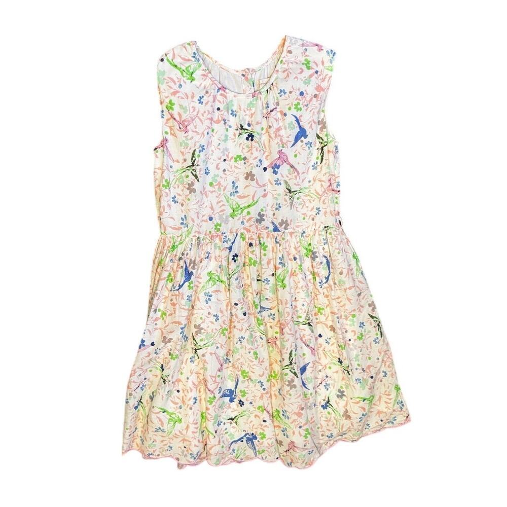 Young Heart by Collette Dinnigan Girls Dress Botanical Bird Print Size 12